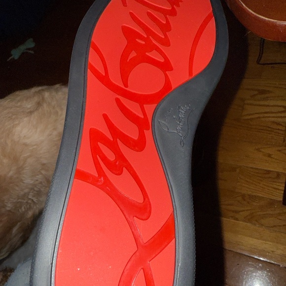 Christian Louboutin Black Sneakers with Red Sole - Picture 4 of 4